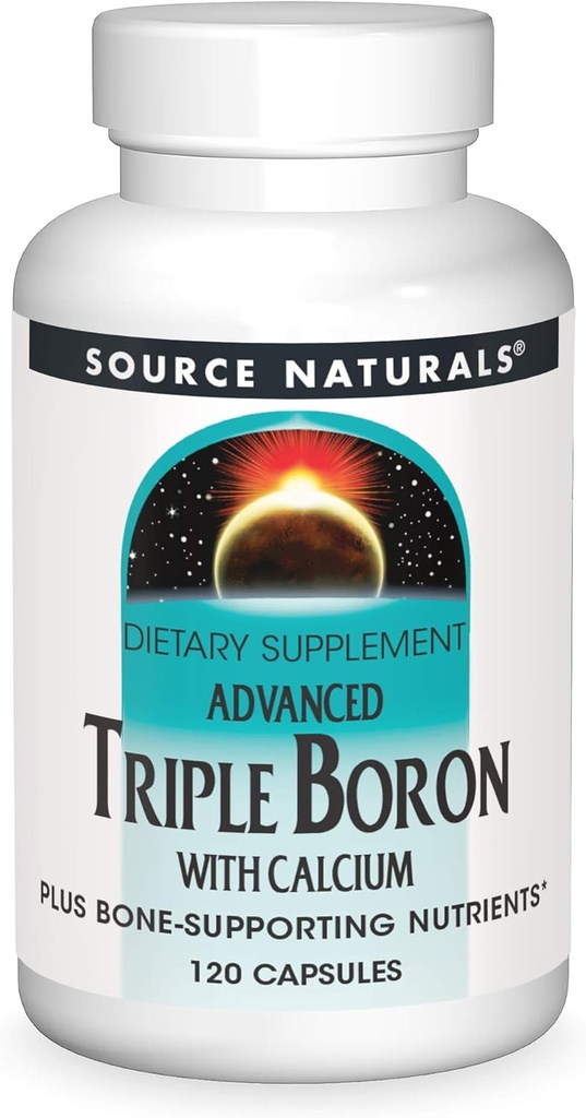 ΠΗΓΗ NATURALS Advanced Triple Boron with Calcium Capsule, 120 Count