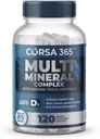 Multimineral Supplement Magnesium Complex with Trace Minerals for Immune Support - Κάλιο Magnesium Supplement Calcium Vitamin D Zinc Cooper Boron συμπλήρωμα για άνδρες γυναίκες - 120 κάψουλες