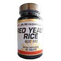 Ανεμόμυλος Red Yeast Rice 600 mg Tabs, 60 ct