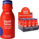 More Labs Liquid Focus, Nootropic Smart Drink with Ισχυρό Αντιοξειδωτικό & Προσαρμόσιμα Βότανα για την Ενέργεια και τη Συγκέντρωση, 150mg καφεΐνη (Pack of 12)