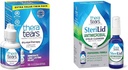 TheraTears Dry Eye Therapy Lubricating Eye Drops for Dry Eyes, 1 fl oz Bottle Twin Pack & SteriLid Eyelid Cleanser and Face Wash, for Irritated Eyes, 2 fl oz Spray