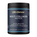 Multi Collagen Peptides Types I, II, III, V & X Hydrolyzed Protein Powder – Grass-Fed, Blend with Digestive Enzyme – για το δέρμα, τα μαλλιά, τα νύχια, τις αρθρώσεις & την υγεία των ούλων, χωρίς γεύση
