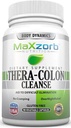 MaXzorb Διατροφή Maxzorb Thera-Colon Cleanse: Ευγενική Πειθαρχική Υποστήριξη για ένα Υγιέστερο, Ισορροπημένο τρόπο ζωής - 90 Κάψουλες