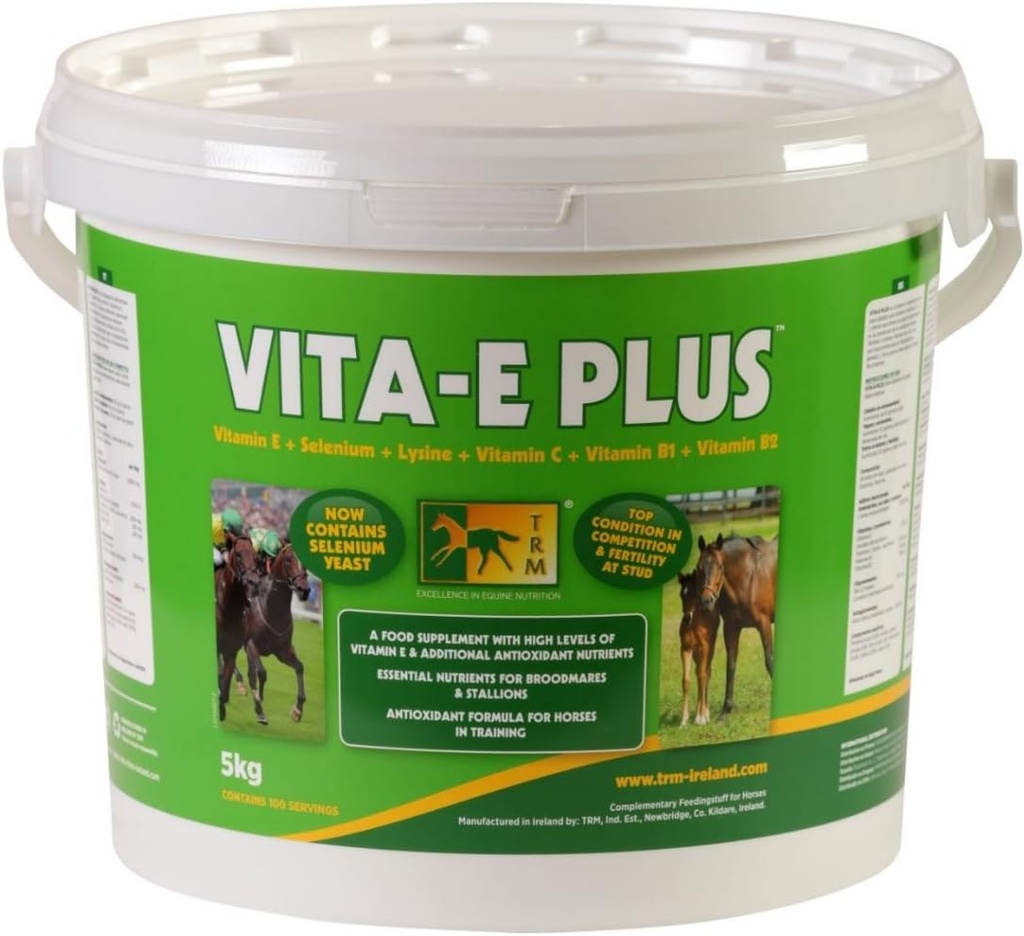 TRM Vita-E Plus συμπλήρωμα ιπποτροφών Ιπποειδών 