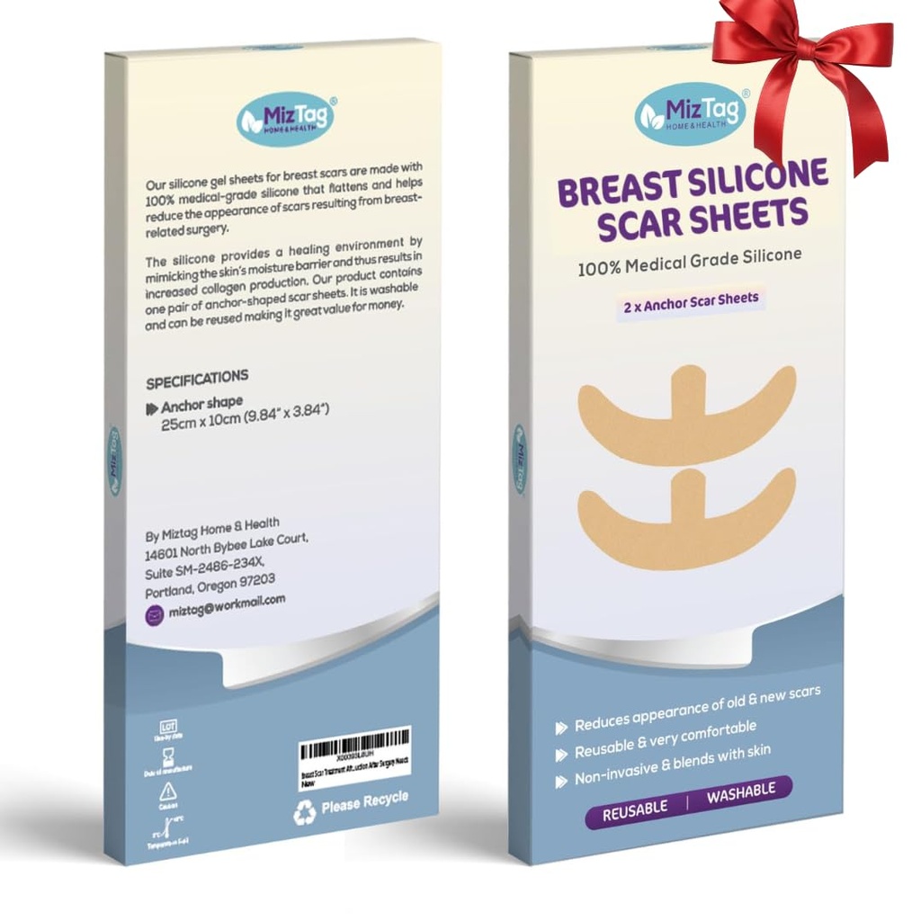 Breast Surgery Recovery Essentials - Breast Silicone Scar Sheets for Comfort and Healing - Ideal for Post-Op Wear Essentials