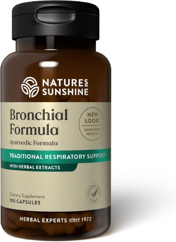 Φύσης Sunshine Bronchial Formula, 100 κάψουλες