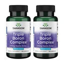 Swanson Τρίκλινο Boron Complex - Φυσική υγεία των οστών & κοινή υποστήριξη - συμπλήρωμα ορυκτών που διαθέτει κιτρικό, ασπαρτικό και γλυκινικό - (250 κάψουλες) 2 Pack