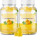Χωρίς ζάχαρη Γλυκοζαμίνη Chondroitin Gummies, Extra Strength 1500mg Γλυκοζαμίνη με Chondroitin MSM & Elderberry & Turmeric, Κοινό συμπλήρωμα υποστήριξης για άνδρες και γυναίκες μετακινήστε δωρεάν κοινή υγεία