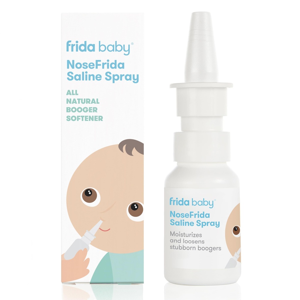 Frida Baby NoseFrida Saline Mist Spray, Baby Saline Nasal Spray Αποσυμφορητικό για Αλλεργική Ανακούφιση και Συμφόρηση Ανακούφιση για Μαλακά Nasινικό Πέρασμα, 0,68 fl oz