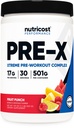 Nutricost Pre-X Xtreme Pre-Educate Complex σκόνη, Punch Φρούτων, 30 εξυπηρετούν, χορτοφάγους, μη ΓΤΟ και χωρίς γλουτένη