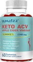 Keto ACV Gummies Boost Mаtabolism with Apple Cider Vinegar Keto Συμπληρώματα - Χωρίς γλουτένη - Formula for Men & Women - 1500mg - 60 Counts