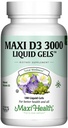 Maxi Health Βιταμίνη D3 3000 IU 75 mcg Συμπλήρωμα βιταμίνης D για υγιή οστά, δόντια, ανοσοποιητική υποστήριξη - συμπλήρωμα VIT D3 εύκολο να καταπιεί μη-GMO, συμπλήρωμα για άνδρες και γυναίκες – Kosher 180 Gels