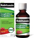 Robitussin Βήχας και Θώρακος Συμφόρηση DM, Βήχας Καταπιεστικό και Προσδοκητικό, Βατόμουρο Γεύση - 8 Fl Oz Μπουκάλι