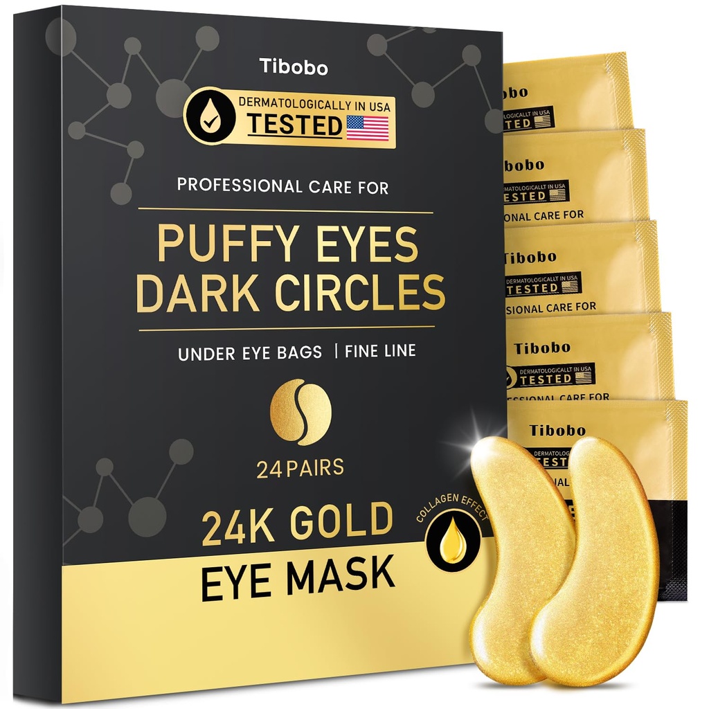 Στο πλαίσιο Eye Patches (24 Pairs) - 24K Gold Eye Μάσκες Εμπλουτισμένες με άφθονα Collagen 