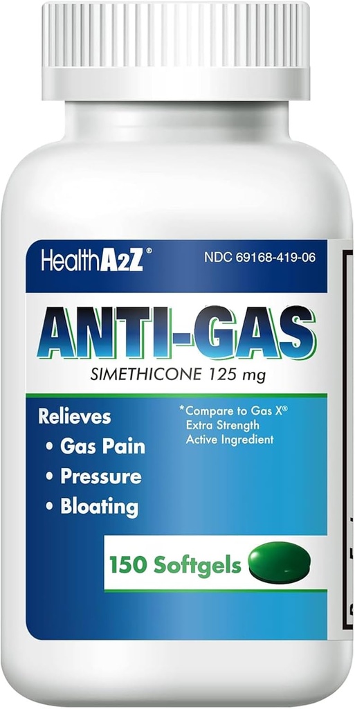 HealthA2Z® Gas Relief Simethicone 