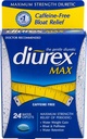 Diurex Max Caplets Caffeine Free - 24 Caplets, Συσκευασία των 2