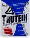 Body Nutrition Trutein High Protein Powder: 45% Whey, 45% Casein, 10% Egg White, Gluten-Free, Low Sodium, Grass Fed Whey Protein Powder, Gym Supplement & Breakfast Shake, Red Velvet Cake, 34g Sample