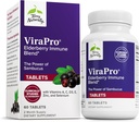 Terry Φυσικά ViraPro - Συμπλήρωμα με Herbal Blend για την υποστήριξη του ανοσοποιητικού - Συμπλήρωμα με Elderberry, Ψευδάργυρο & Σελήνιο - Υποστήριξη Ανοσολογική Ανταπόκριση - 60 δισκία