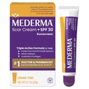 Κρέμα ουλή Mederma Plus SPF 30 - Προηγμένη θεραπεία ουλών, προστατεύει από τη ζημιά στον ήλιο, μειώνει την εμφάνιση ουλών από την ακμή, εγκαύματα, χειρουργική επέμβαση και τραυματισμούς, 0,7 oz