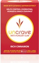 UNCRAVE Gum - Infused with 100% Pure Saffron Extract – Control Cravings - Improve Mood - Vision Health - Rich Cinnamon (14 Pieces)