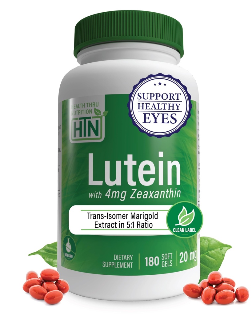 Lutein 20mg με Zeaxanthin 4mg 180 Softgels 