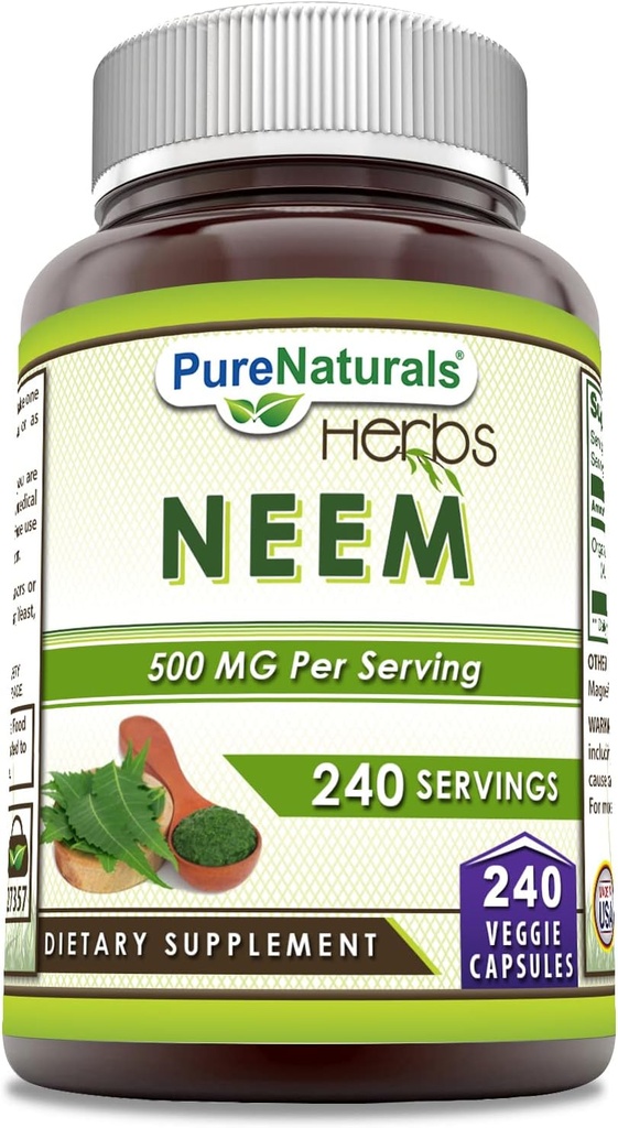 Pure Naturals Neem (Made with Natural Neem Leaf) 