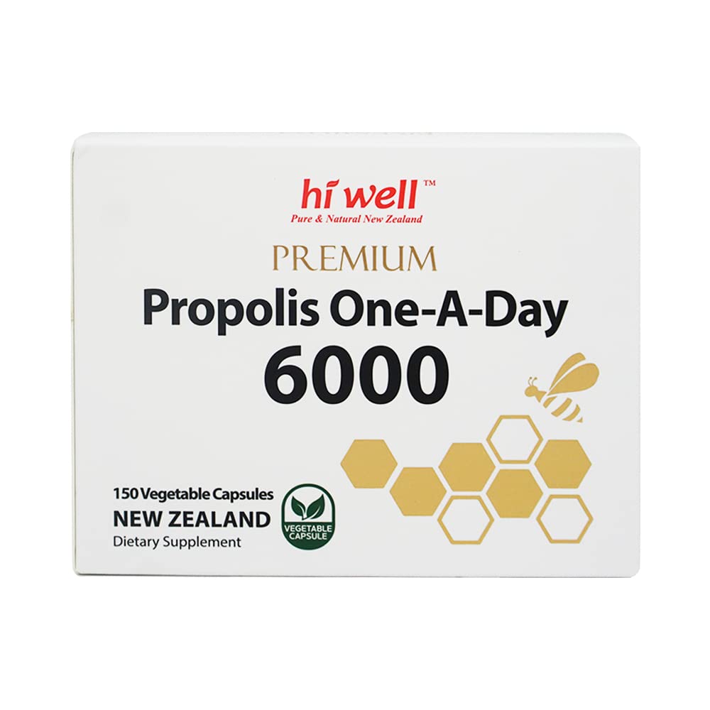 Hi Well Premium Propolis 6000 Flavonoid 120mg 150Capsules