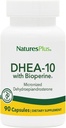 Natures Plus DHEA-10 με Bioperine - 10 mg, 90 κάψουλες για χορτοφάγους - Χωρίς γλουτένη - 90 Servings