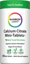 Rainbow Light Calcium Citrate Mini Tablets + | 120 Count | Superior Calcium Absorption | Vegan D3, Boron & Real Food Nutrients | Supplement for Men and Women