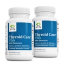 Terry Φυσικά Thyroid Care Plus - Συμπλήρωμα για να βοηθήσει Thyroid - Συμπλήρωμα διατροφής για την ενεργειακή & υγιή υποστήριξη μαλλιών - Συμπλήρωμα με L-Τυροσίνη & Σελήνιο - 60 κάψουλες (2 Συσκευασία)