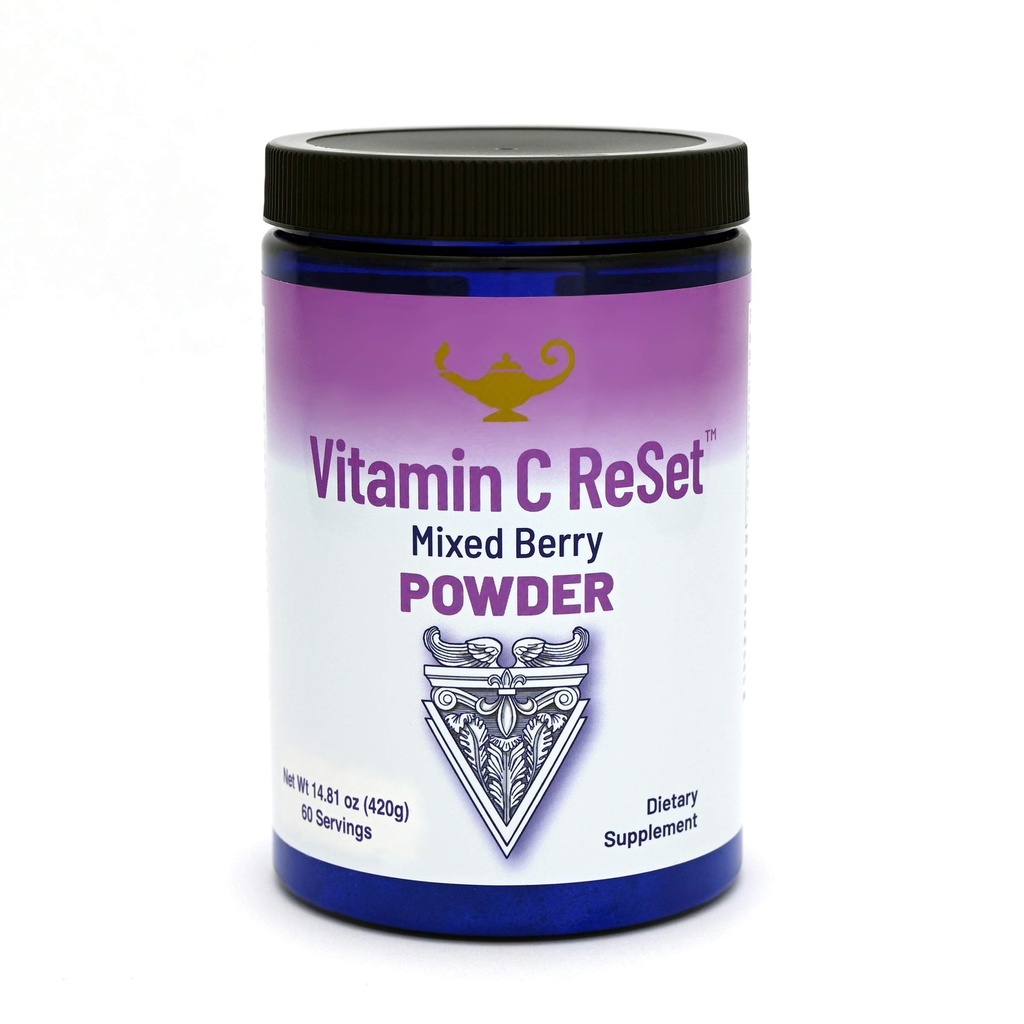 RnA ReSet Vitamin C Reset – Berry-Flavored Vitamin C σε σκόνη με μείγμα καλίου & φρούτων, 14.81 Oz (60 σερβιρίσματος)