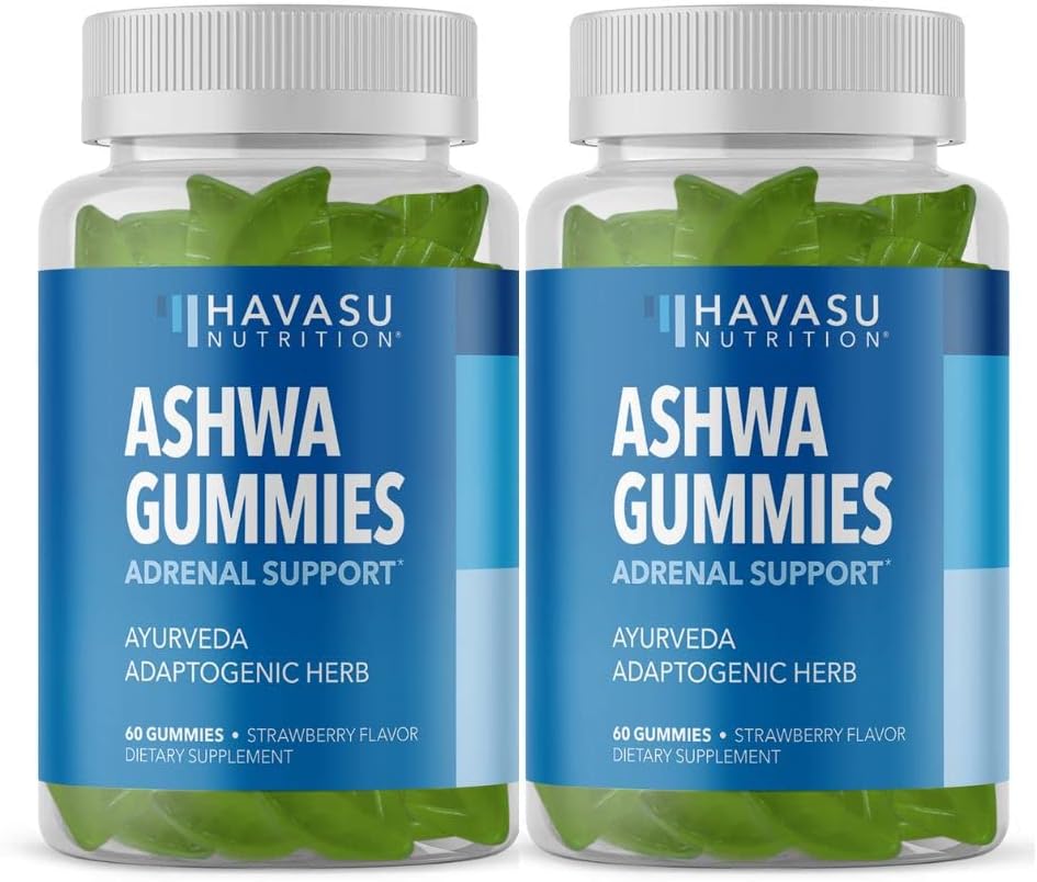 Ashwagandha Gummies συμπλήρωμα σχεδιασμένο για να υποστηρίξει μια φυσική ηρεμία - βοτανική υποστήριξη - Ashwagandha Gummies για γυναίκες και άνδρες - μη-GMO και χωρίς γλουτένη συμπλήρωμα - 120 Vegan Φράουλα Gummies
