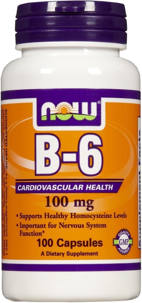 NOW Τρόφιμα B-6 100 mg