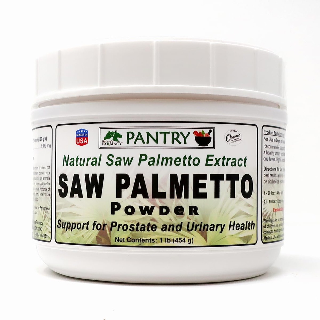 Dogzymes Saw Palmetto Powder - Ανακουφίζει τις δυσκολίες ούρων που αναπτύσσονται όταν ένας διευρυμένος προστάτης παρεμποδίζει τα ούρα από την έξοδο της ουροδόχου κύστης