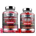 Μύες Gummy Bundle - Creatine Monohydrate Gummies & Testro Gummies για άνδρες - Advanced Bundle