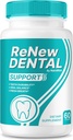 Renew Dental Support Pills, Renew Dental Capsles, Advanced Formula for Oral Health, Renew Dental Supplement for Teeth and Gums Wellness, RenewDental Reviews (60 Κάψουλες)