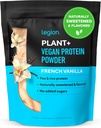 LEGION Plant+ Vegan Protein Powder, Vanilla - Ρύζι και Pea, Φυτικό Μείγμα Πρωτεΐνης. Χωρίς γλουτένη, χωρίς ΓΤΟ, φυσικά γλυκά και αρωματικά, 20 μερίδες (Βανίλια)