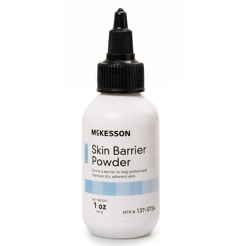 McKesson Skin Barrier Σκόνη, Προστασία και Διατήρηση ξηρού προσκολλημένου δέρματος, 1 oz, 1 κόμης