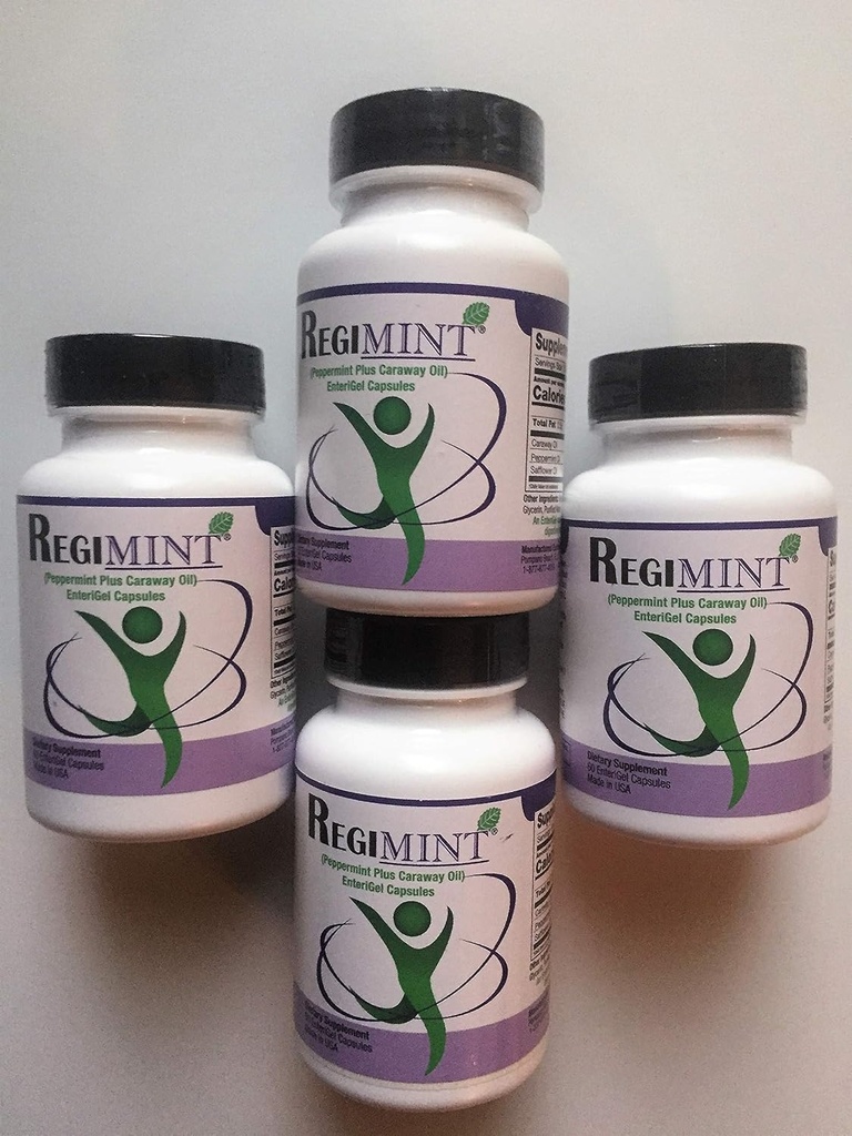 Λάδι μέντας Plus Caraway Enteric Caps. IBS (4 μπουκάλια)