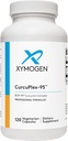 XYMOGEN CurcuPlex-95 - Turmeric Curcumin Συμπληρώματα με Ενισχυμένη Βιοδιαθεσιμότητα - Καθημερινή υποστήριξη εγκεφάλου συμπλήρωμα (120 Vegan Turmeric Κάψουλες)