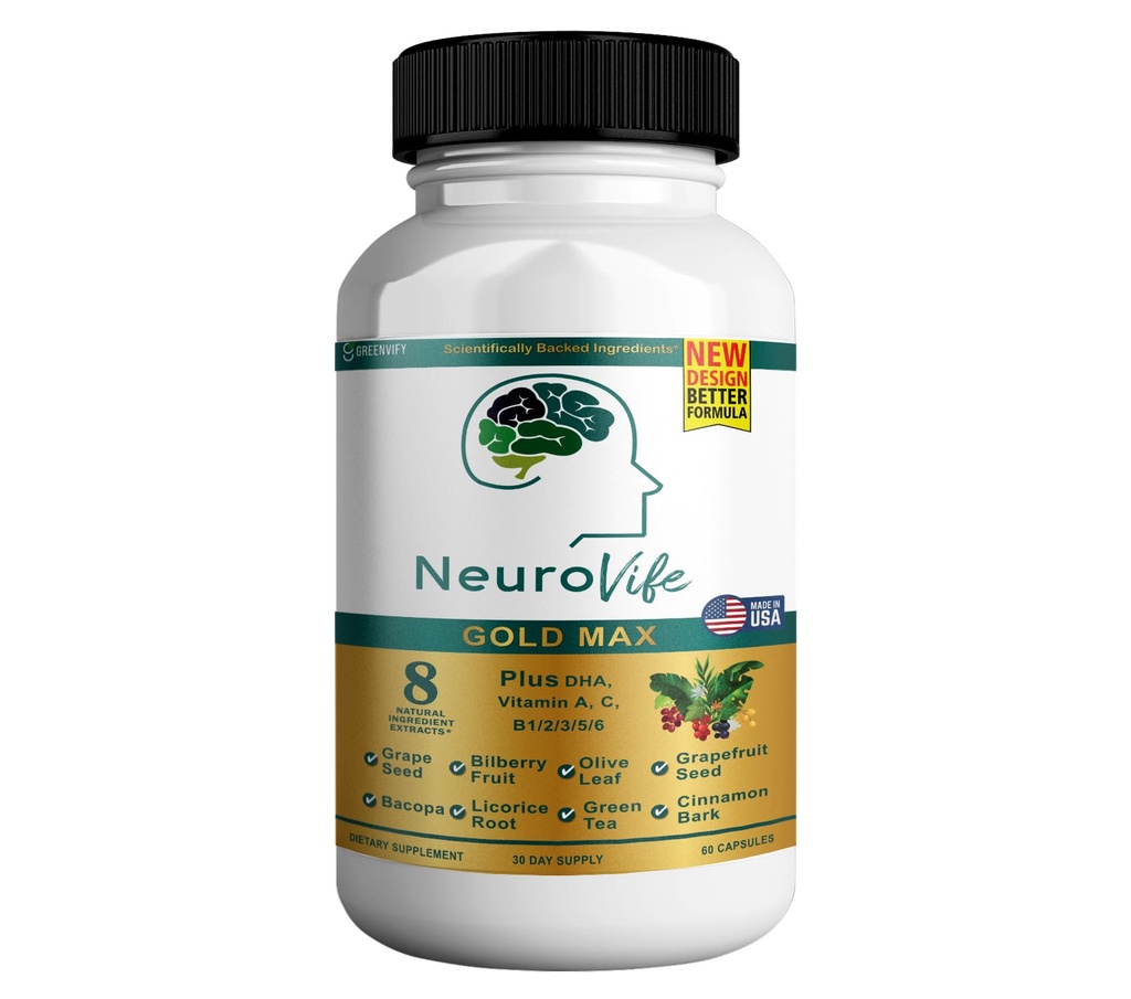 NeuroVife Gold Max Brain Support Supplement 