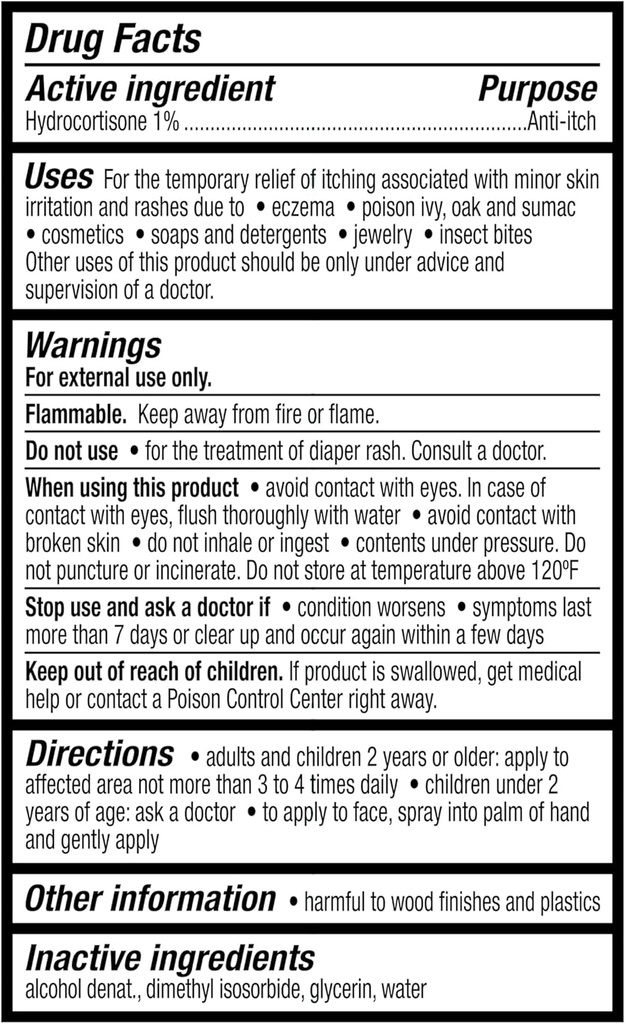 Maker Explorador Ικανή μέγιστη δύναμη Cortisone Anti-Itch Spray, 3 oz Sponge κάρτα δώρο