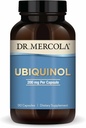 Δρ. Mercola Ubiquinol, 90 Σερβιέτες (90 κάψουλες), 200 mg ανά κάψουλα, συμπλήρωμα διατροφής, υποστηρίζει την παραγωγή ενέργειας, μη ΓΤΟ