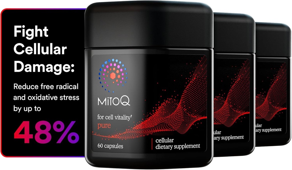 MitoQ Pure Advanced Mitochondria συμπλήρωμα Superior βιοδιαθεσιμότητα σε CoQ10 