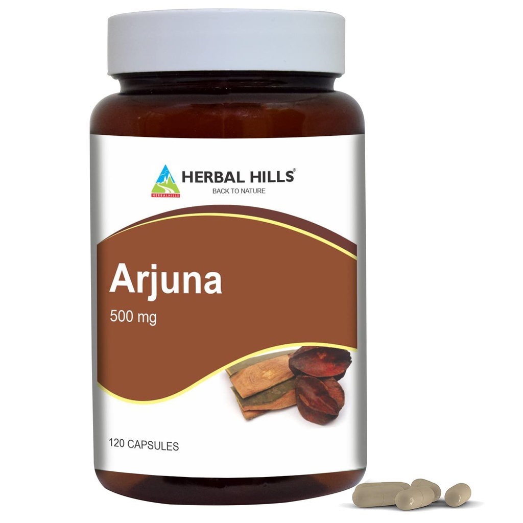 HERBAL HILLS Arjuna Κάψουλες (Terminalia Arjuna) 