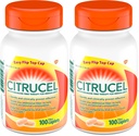 CITRUCEL Methylcellulose Fiber Caplets for Occasional Constipation Relief, Orange Flavor - 1 Count (Pack of 2)