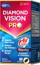 AFC Japan Diamond Vision PRO – Βελτιωμένη, Up-Sized Formula - Λουτεΐνη & Ζεαξανθίνη 4X με Βιταμίνες ματιών – Συμπλήρωμα Οπτικής Υγείας για Ενήλικες, Έκθεση οθόνης, Νυχτερινή Χρήση, 60 Softgels