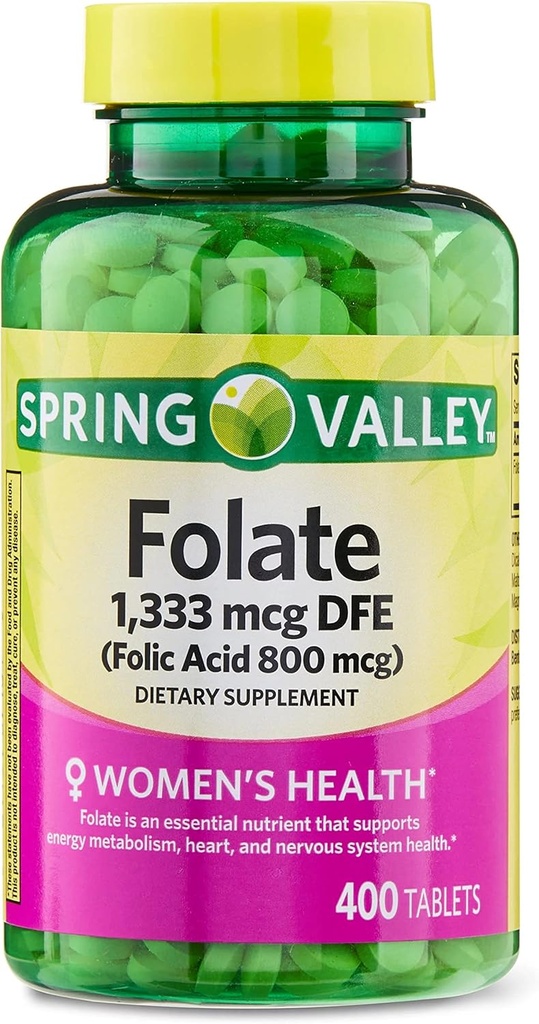 jogi Folate Dietary Supplement, 1, 333 mcg, Bottle of 400 Tablets 400 Count