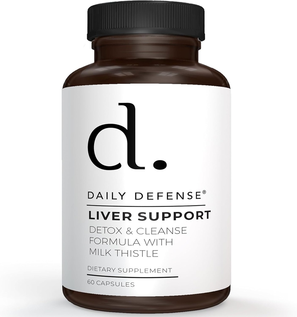 Liver Cleanse and Detox & Repair Formula - Liver Support Supplement with Artichoke Extract for Liver Health - Milk Thistle Liver Detox with Dandelion Leaf Extracts - 60 Capsules