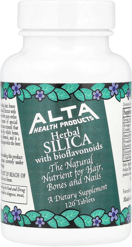 Alta Health Products - Silica με Bioflavonoids, 500 mg, 120 δισκία